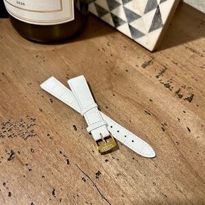 Citizen Watch Strap 14mm NWT White and Gold